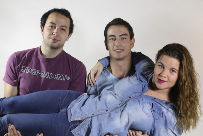 Retrato grupo Miguel Forascepi Marinas, Miguel Forascepi Marinas y Sergio González Valdés. Diversidades 2015. FotoC3