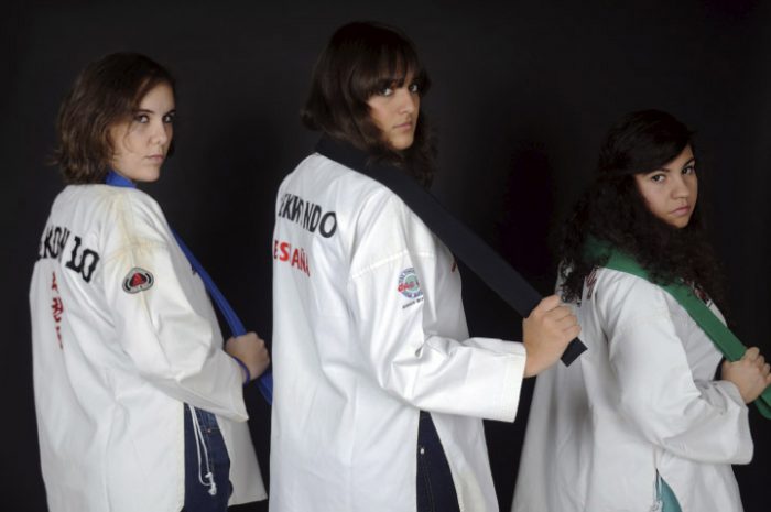 Retrato grupo Sherezade Álvarez Maniega, Patricia Canino Acosta y Sara Castro López . Diversidades 2015. FotoC3