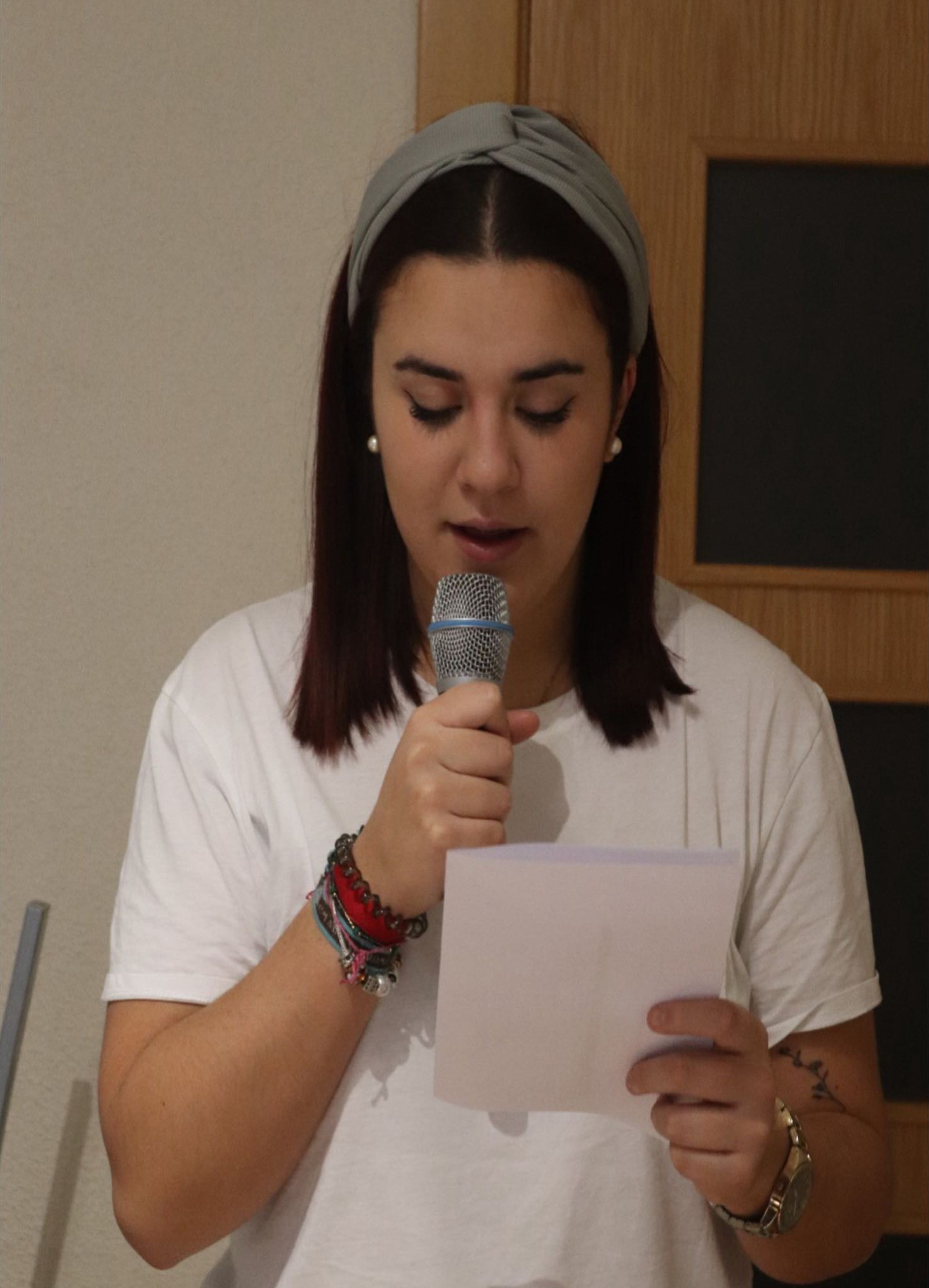 Lectura de una hoja en blanco