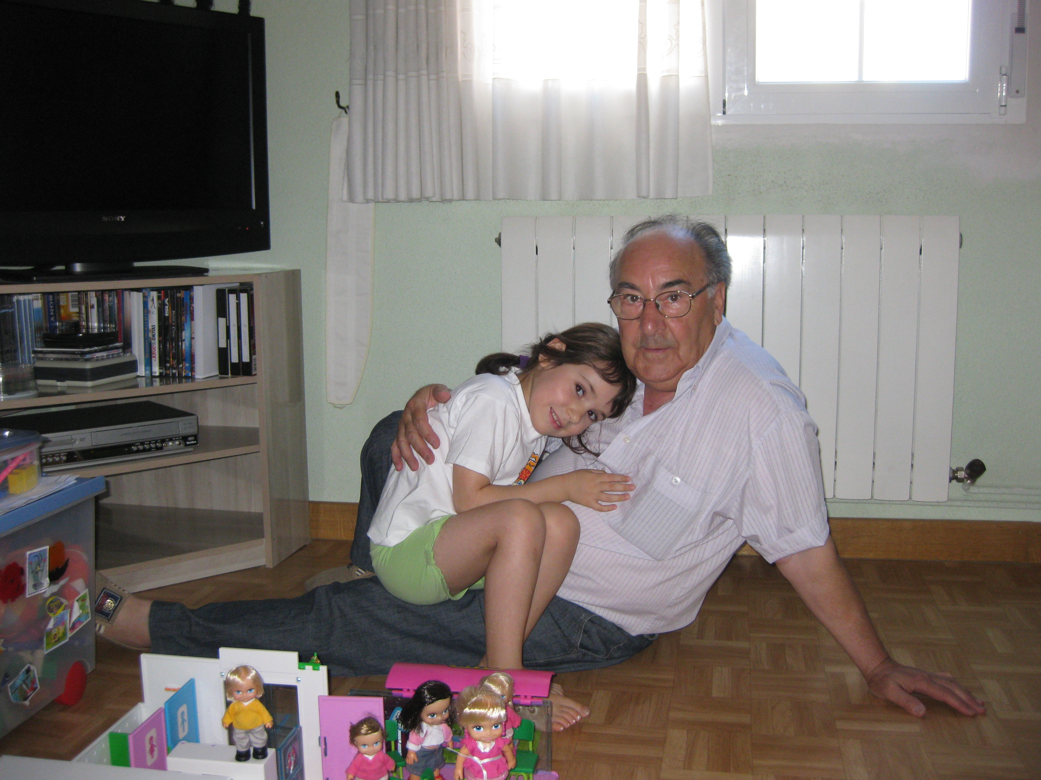 Jugando con mi abuelo
