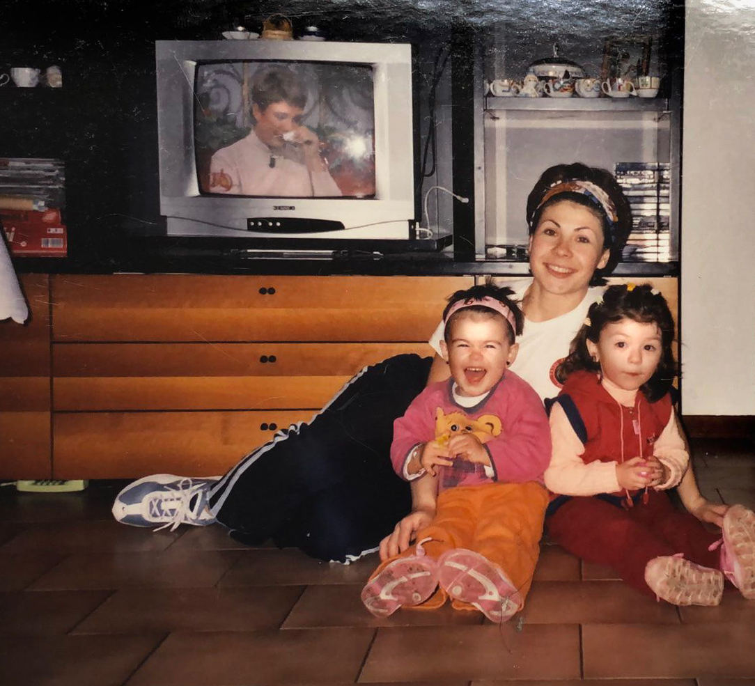 En casa con las niñas